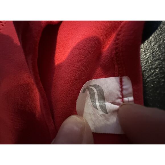 Fabletics Small? Women Sarah SculptKnit® Long-Sleeve Top Red Cropped G5 - Picture 5 of 8